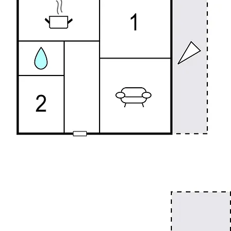 Appartamento Cozy In With Kitchen *